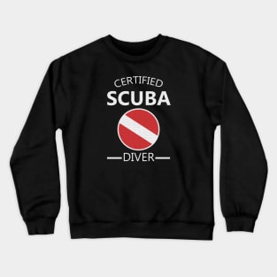 SCUBA diving diver recognition Crewneck Sweatshirt